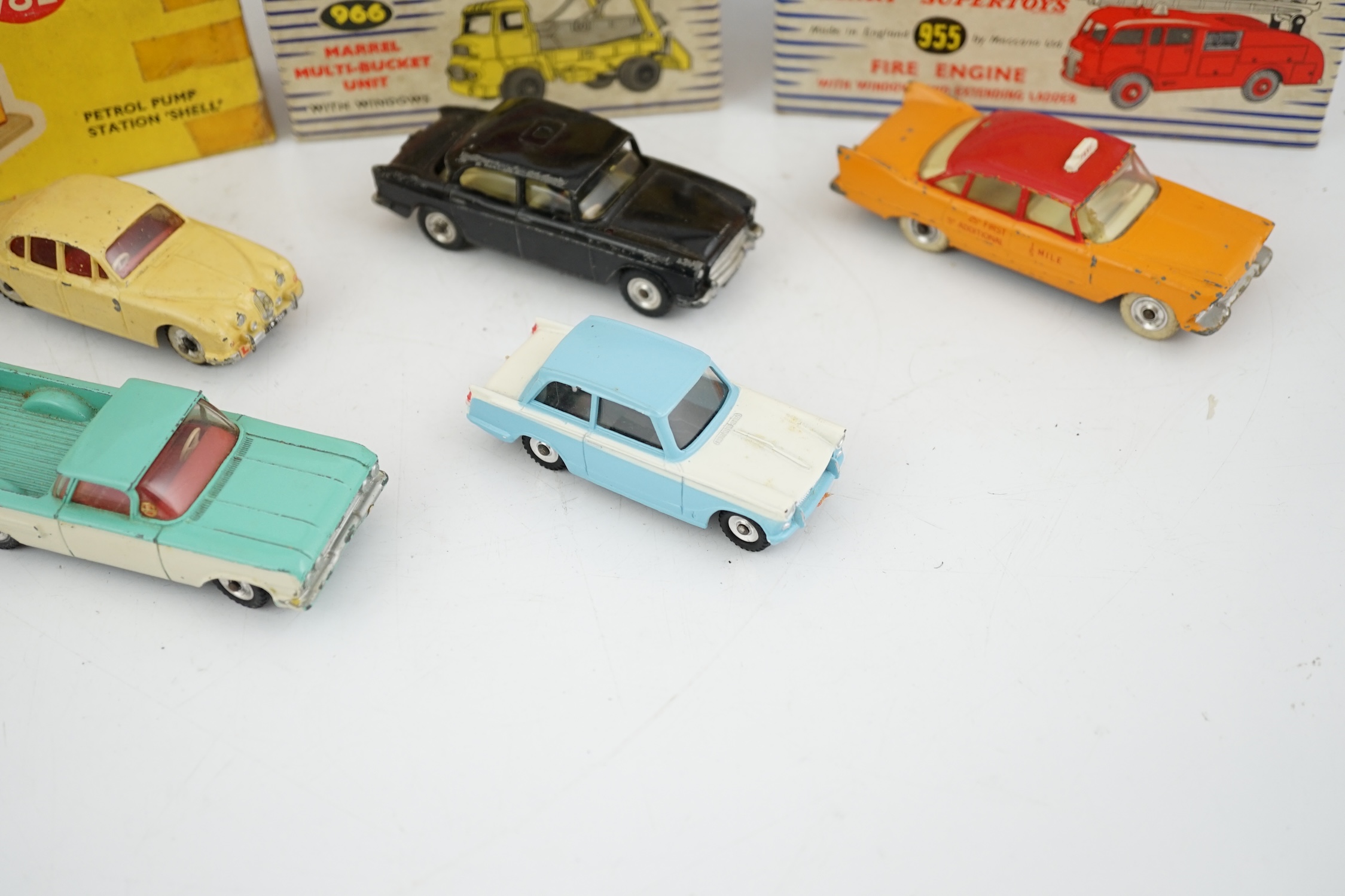 Eleven boxed Dinky Toys